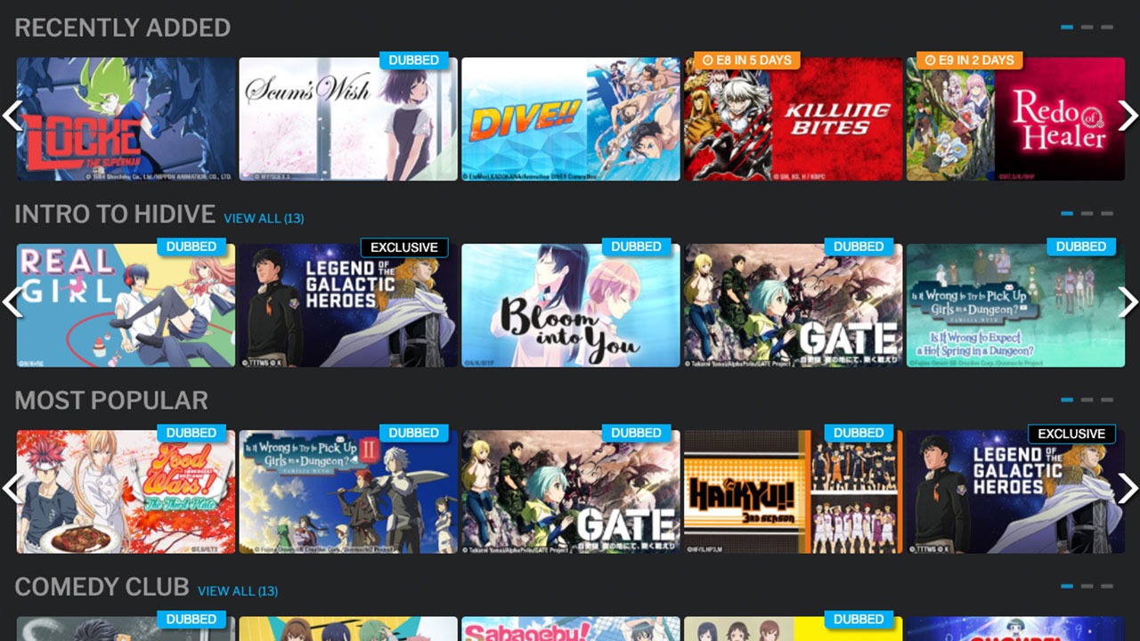 Try Exclusive Anime You Won't Find Anywhere Else with Free HIDIVE Trial