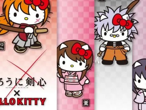 Rurouni Kenshin Teams Up With Hello Kitty for Cute Collaboration
