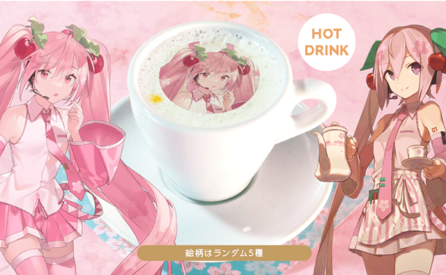 Hatsune Miku Inspires Cherry Blossom Café