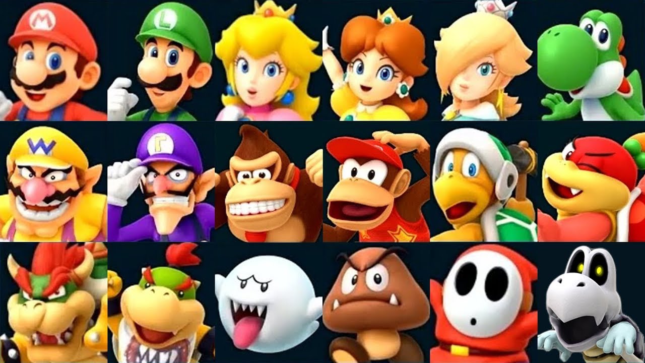 Mario Comes in Second Place in Super Mario Favorite Character Survey ...