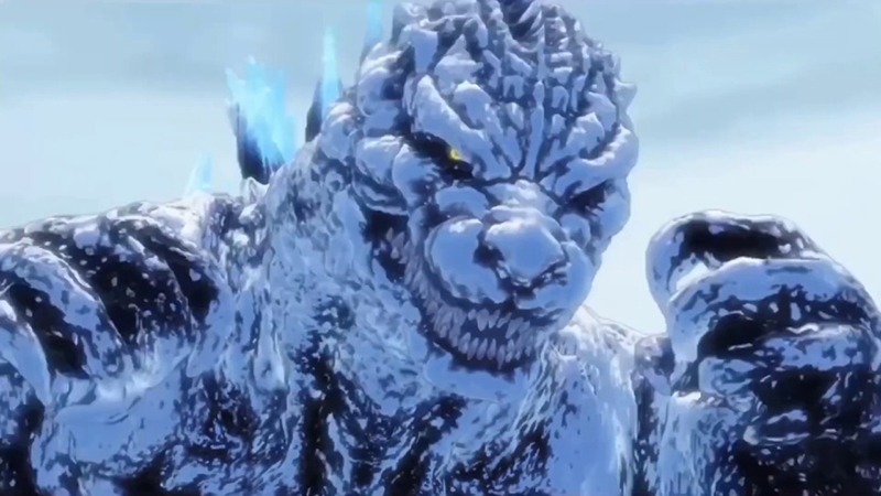 Snow Godzilla in the Shinkalion film