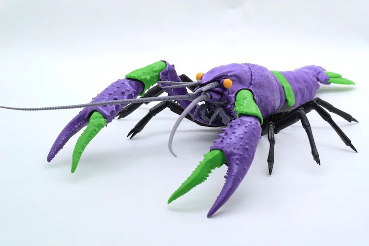 Evangelion Crayfish Models Are a Thing, Because Merchandising Has No Limits