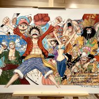 Eiichiro Oda Gifts One Piece Art to French President Emmanuel Macron
