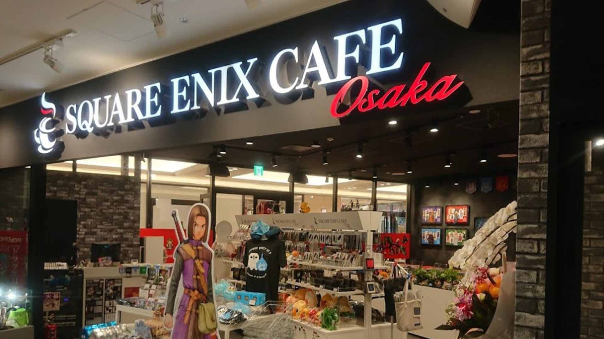 Square Enix Café in Osaka for Game Fans