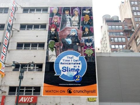 NYC Has a Mega That Time I Got Reincarnated as a Slime Ad