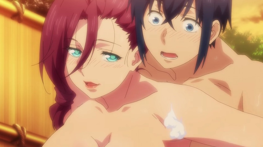 World's End Harem TV Anime Bares All in New Visual and Very NSFW