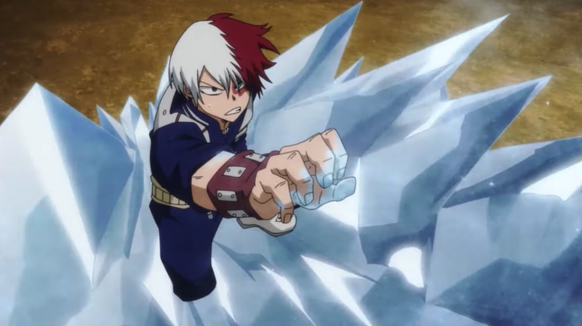 Todoroki vs. Leviathan  My Hero Academia: Missão Mundial de