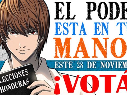 Group in Honduras Uses Light Yagami to Urge People to Vote