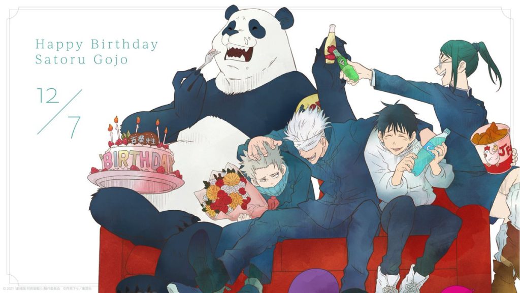 MAPPA Celebrates Gojo’s Birthday with Original JUJUTSU KAISEN Illustration