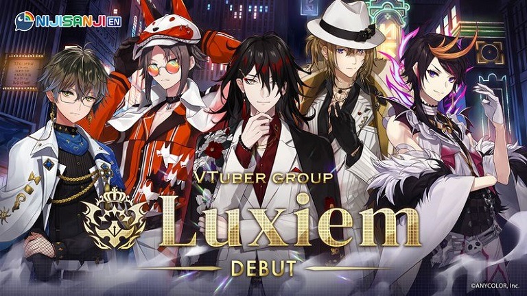 NIJISANJI English Debuts “Luxiem” Group of Male Virtual YouTubers