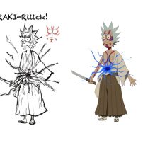 EXCLUSIVE: Rick and Morty’s Samurai and Shogun Part II Director Kaichi Sato Shares Preliminary Artwork For First Time