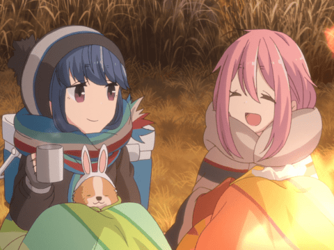 Rin Looks Chilly But Cozy in Laid-Back Camp Anime Film Visual