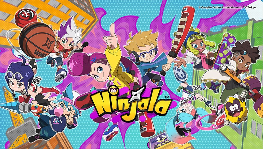 Ninjala Anime Premieres in English on YouTube