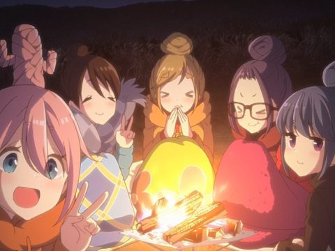 Laid-Back Camp Anime Film Visual Takes a Breather with Inuko