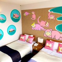 Pokémon Ambassador Slowpoke gets Hotel Rooms, Limo Bus, and Ferry