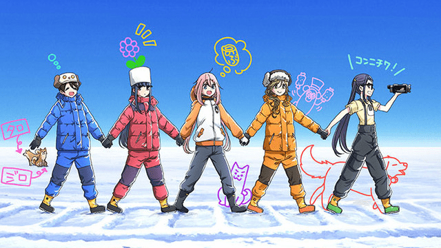 Laid-Back Camp goes to Antarctica