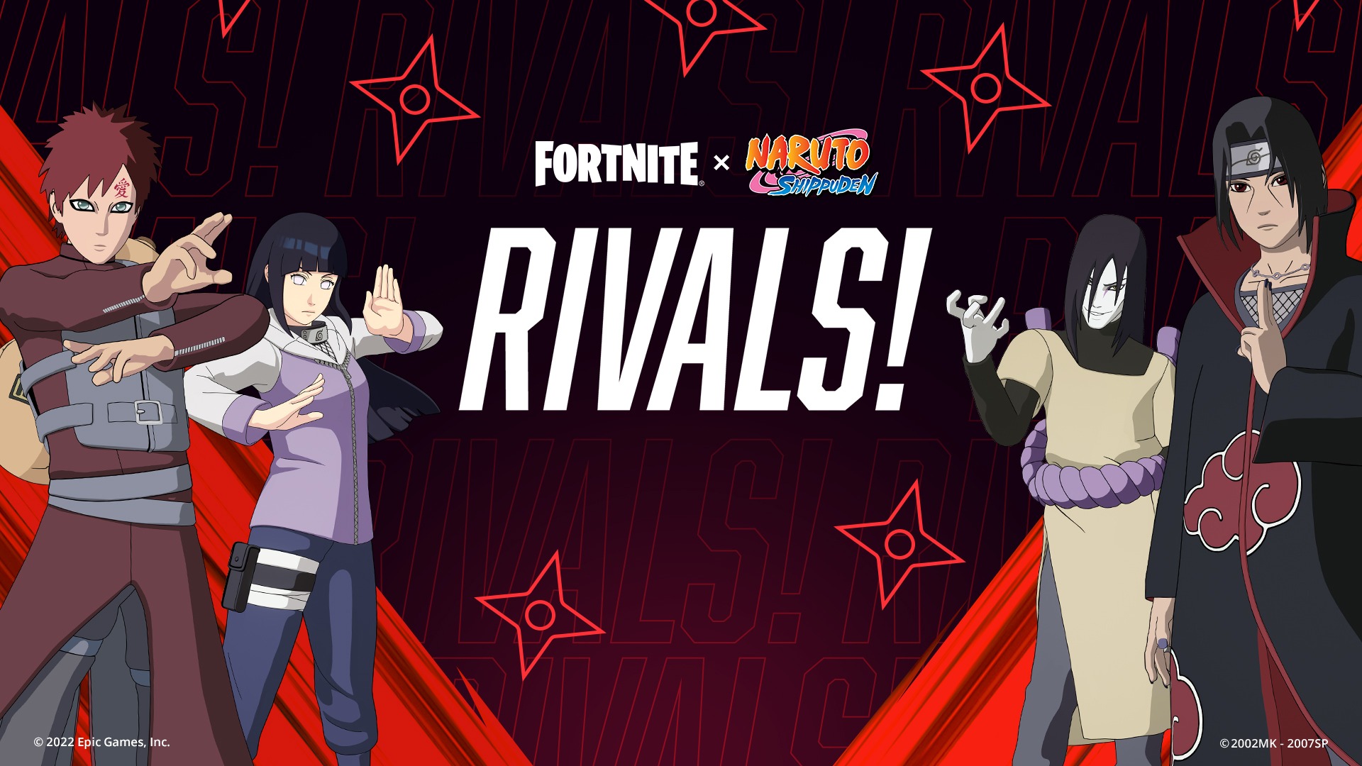 Naruto Brings Friends and Foes To Fortnite In Naruto Rivals