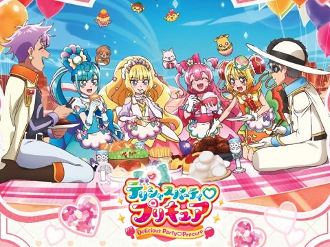 Delicious Party Pretty Cure Chows Down on New Ending Theme