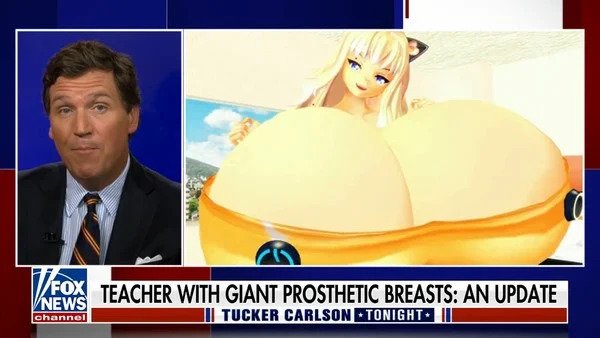 Tucker Carlson Thinks Japan Has an Exploding Milk Porn Genre