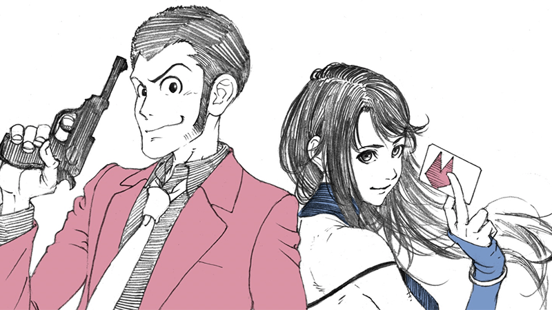 New art of Lupin and Hitomi
