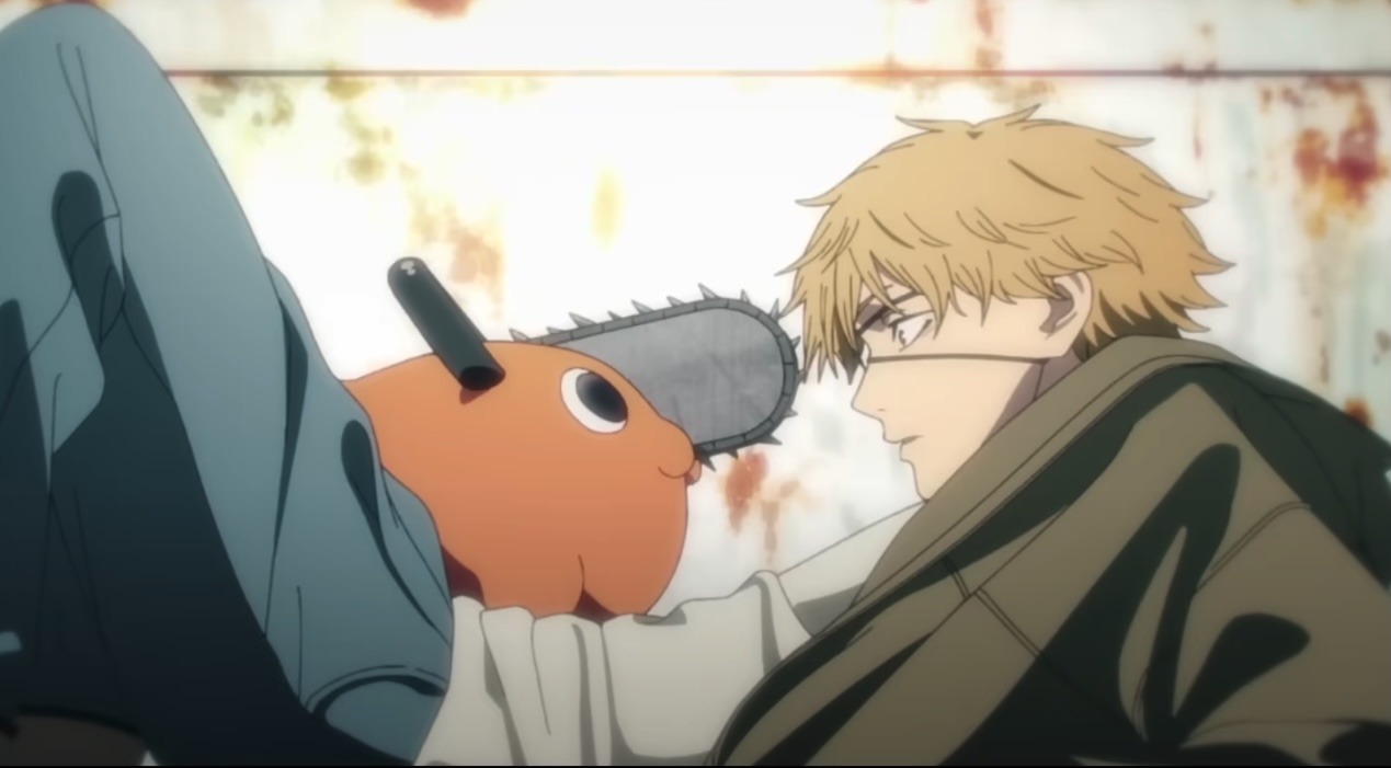 Anime Chainsaw Man Mask, Bloody Pochita Denji Mask