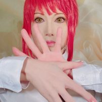 Mika Kano Cosplays as Makima from Chainsaw Man