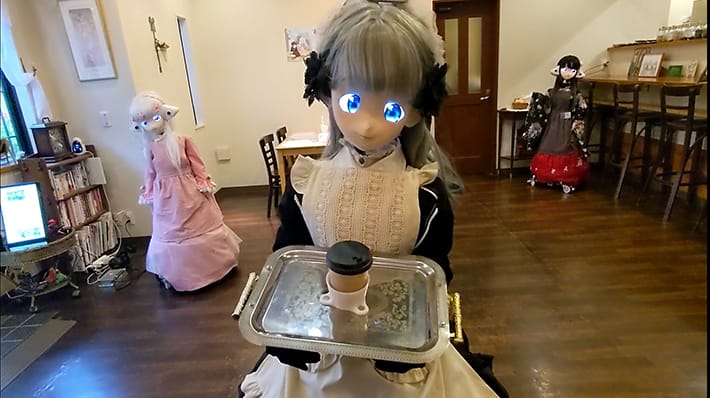 Japan Tries Out Its First Café with Maid Robots