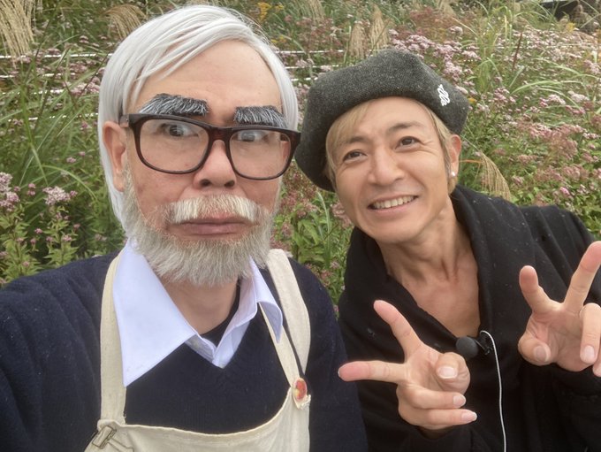 A Hayao Miyazaki Impersonator Is Hanging Out at Ghibli Park