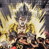 Fans Raise Huge Gogeta Banner at Major League Soccer Cup Finals