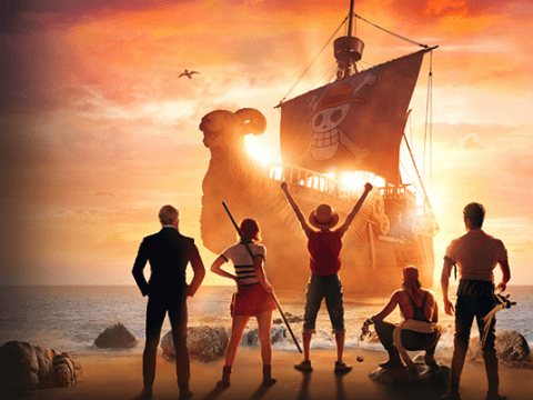 Luffy Raises His Fist in Live-Action One Piece Poster