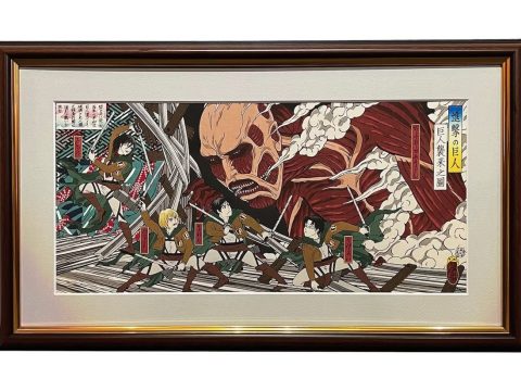Attack on Titan Ukiyo-e Art Takes the Series Back in Time