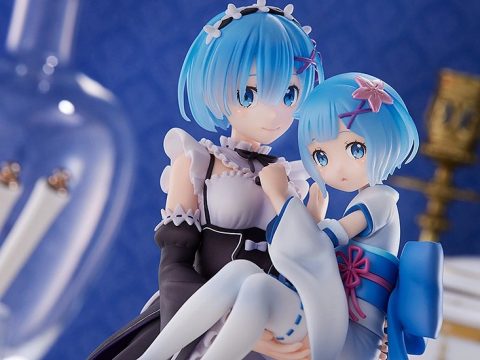 Re:ZERO’s Rem Pairs Up with Her Childhood Self for New Figure