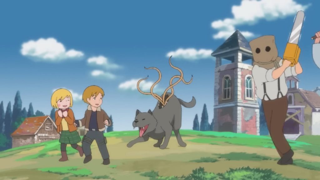 This Is Resident Evil 4 as a Wholesome 70s Anime