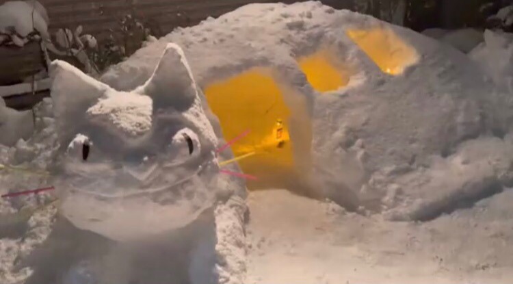 Step Inside This Snow Catbus