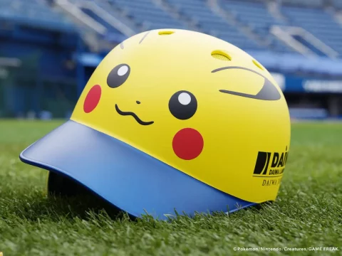 Japanese Baseball Team to Wear Pikachu Helmets