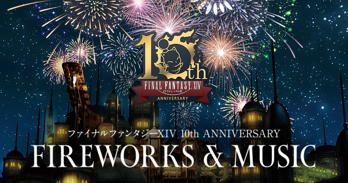 Japan Holds Final Fantasy XIV Fireworks and Music Shows