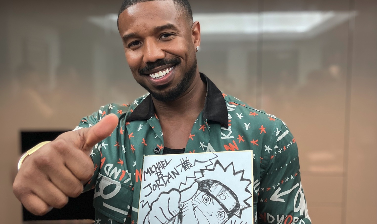 TIL that since Michael B Jordan is such a big anime fan, his