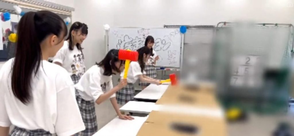Watch Idols Play Whack-an-Otaku at School Event