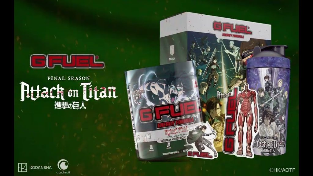 Attack on Titan Gets Its Own Spinal Fluid Energy Drink