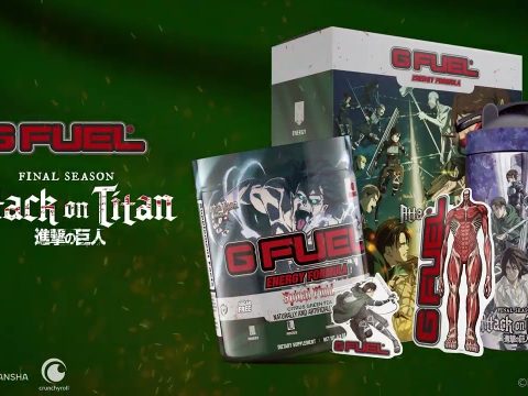 Attack on Titan Gets Its Own Spinal Fluid Energy Drink
