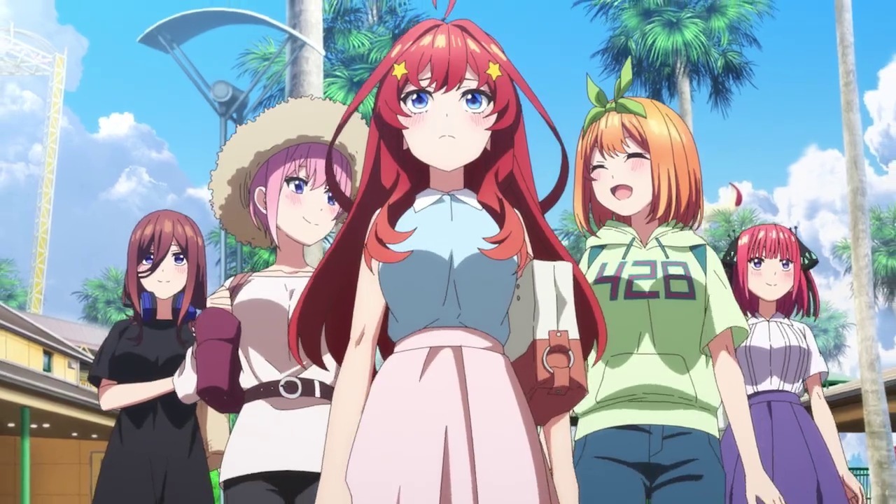 Gotoubun no Hanayome - Visual e data de estreia do filme são