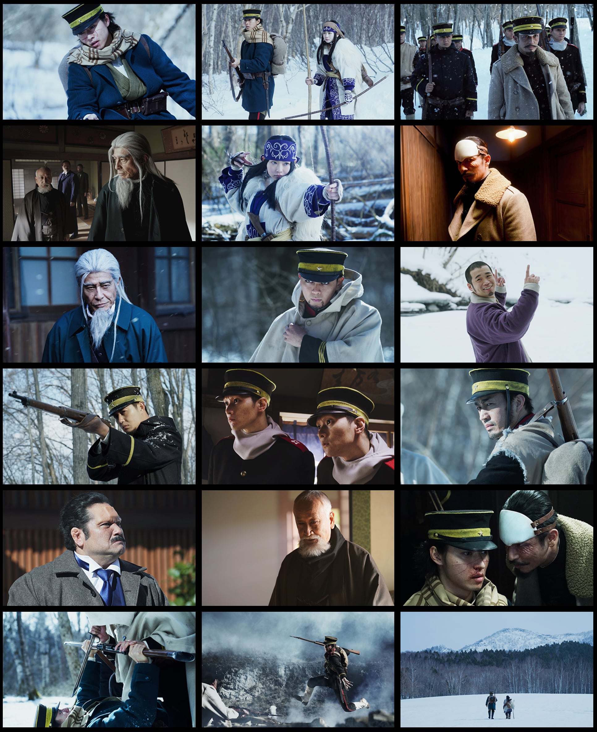 Golden Kamuy Live-Action Film Reveals 18 Still Photos