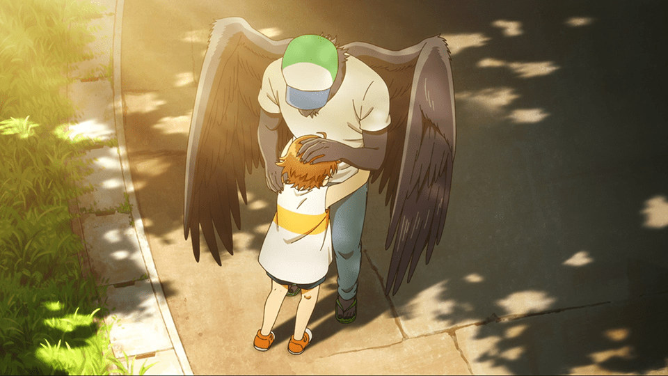 A hug from Jiro