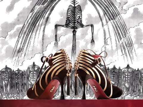 Attack on Titan Shoes Take Inspiration from Doomsday Titan