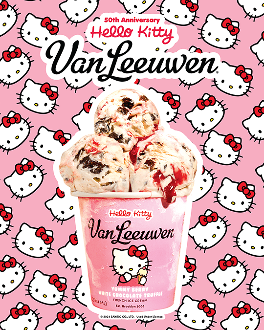 Van Leeuwen's exclusive Hello Kitty flavor