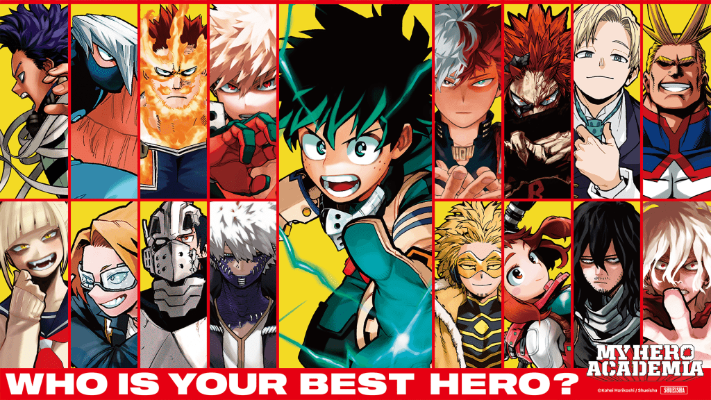 How to Vote in the Global My Hero Academia Character Poll