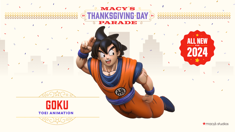 Goku is Back for This Year's Macy's Thanksgiving Day Parade