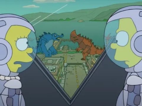 The Simpsons’ Treehouse of Horror Spoofs Divisiveness with Kaiju