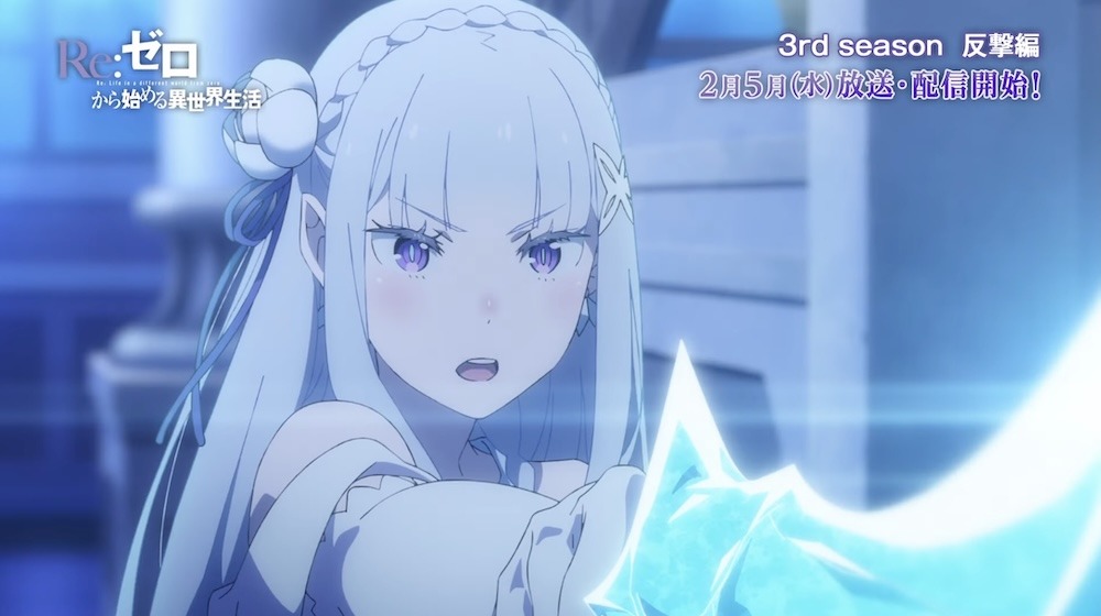 Re:ZERO Season 3 Heads into Counterattack Arc in New Trailer