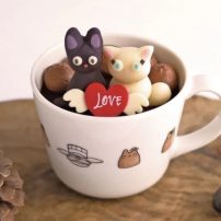 Celebrate Valentine’s Day Ghibli Style with Jiji and Lily Dessert